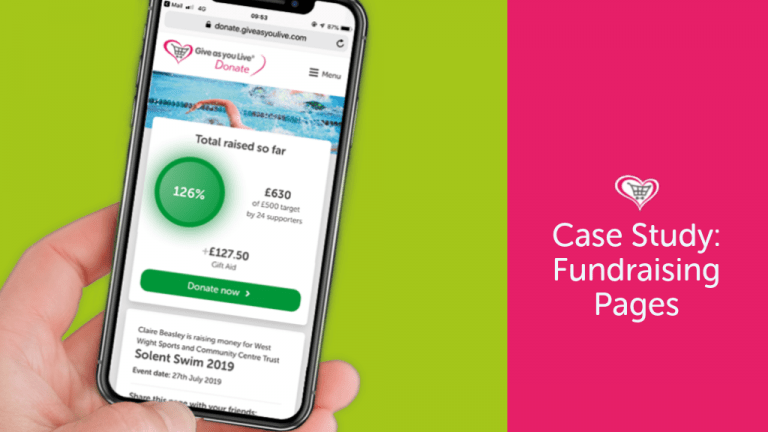 Case Study: Give as you Live Donate Fundraising Pages