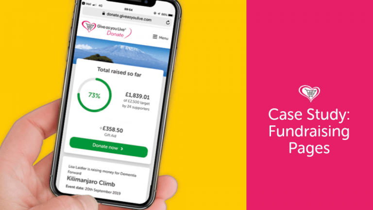 Case Study: Give as you Live Donate Fundraising Pages