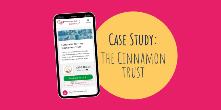 Celebrate £100k of Donations for The Cinnamon Trust!