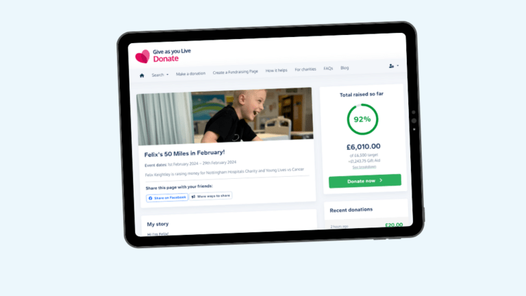 How To Set Up A Fundraising Page With Give as you Live Donate