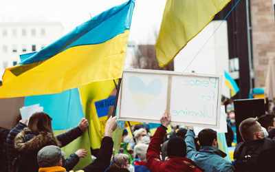 Ukraine supporters