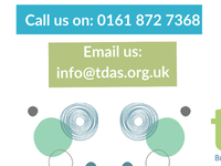 Weʼre raising £250 to Support the work of the Trafford Domestic Abuse Service charity, known as TDAS