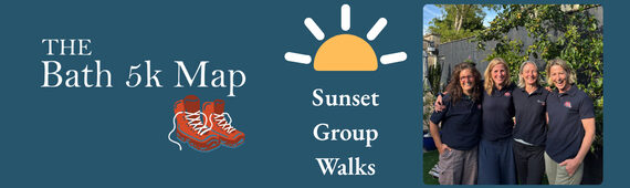 Bath 5k Map Group Sunset Walks