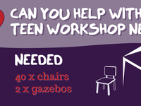 Teen workshop needs