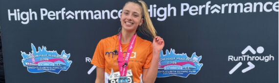 Lucy's half marathon with TGB and MNDA