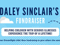 Daley Sinclair’s Dreamflight Fundraiser