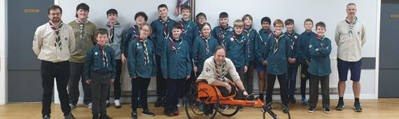 Racing a Half Marathon for Scouts & WheelPower