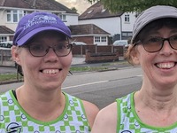 Anita and Clare's Great North Run!