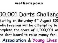 1,000,001 Charity Darts Event