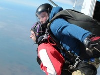 Jono's Skydive for Halton Carers 
