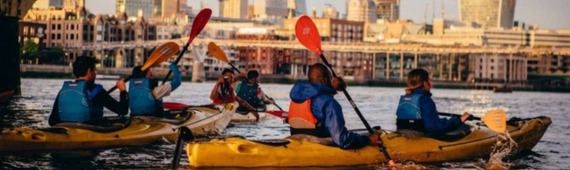 Thames River Kayak Challenge - Steph Brimacombe