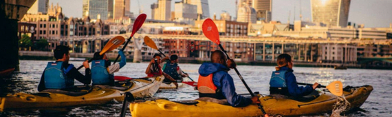  Thames Kayak in partnership with Coutts Bank for The Change Foundation 