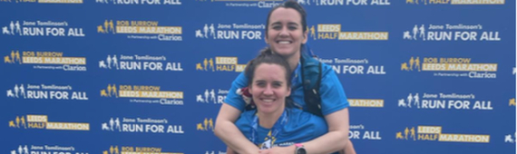 Two sisters running two marathons 