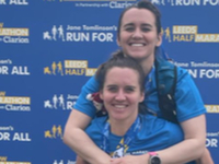 Two sisters running two marathons 