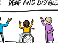 Let's increase independence  & inclusion for Deaf and Disabled people in Merton! 