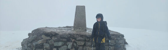 Jarvis climbs Ben Nevis