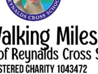 WALKING MILES FOR REYNALDS CROSS SMILES