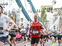 Tom runs the Boston & Leeds Marathons 2025