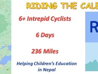Riding The Caledonia Way, raising funds for 