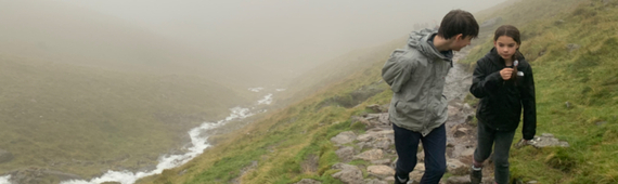 Astrid & Jude's Scafell Pike trek for military children