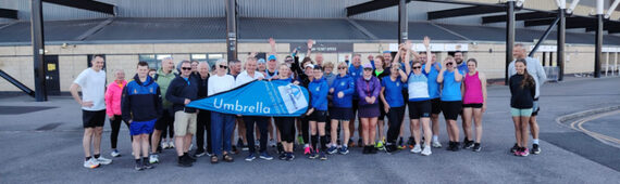 Shelton Striders Fundraising for Umbrella Derby and Derbyshire, supporting local disabled children, young people and their families.