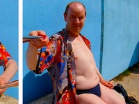 Kevin's Modelling in Swimwear to Promote Body Positivity