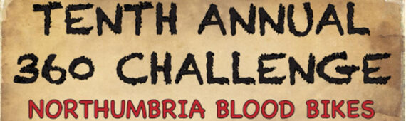 Northumbria Blood Bikes 360 Challenge 2026 - Andrew Clegg