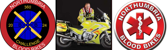Raising support for Northumbria Blood Bikes