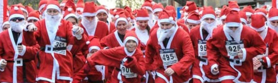 Santa Run Reading - Barrys and Johnstons run for No5