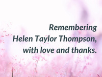 Remembering Helen Taylor Thompson