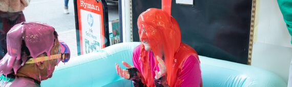 Jess at the Gunge-A-Thon at Ryman Tunbridge Wells