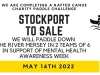 Team Beacon are raft canoeing the River Mersey for Mental Health!