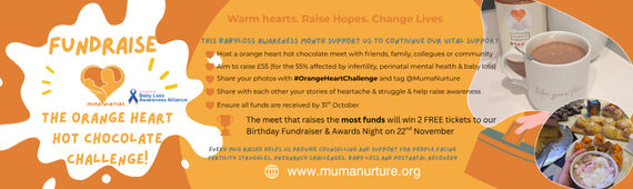 Mini First Aid Sussex Orange Heart Hot Chocolate Raffle