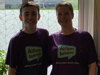 Mum and Son running a 5k Tough Mudder in Support of Autism Berkshire