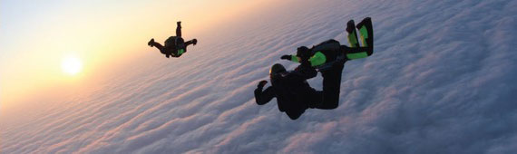 Siphelani's epic skydive in aid of Graft Thames Valley