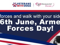 National Dog Walk this Armed Forces Day