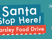 Santa Stop Here! Farsley Food Drive