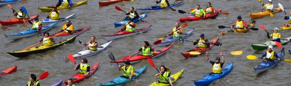 Thames Kayak Challenge - Change The Game Not The Girl