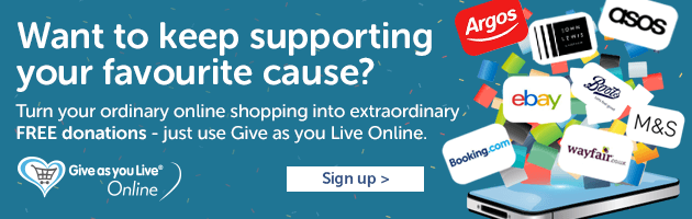 Want to keep supporting your cause? Turn your ordinary online shopping into extraordinary FREE donations - just use Give as you Live Online.